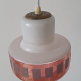 Ceiling lamp in opaline 60s