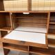 Vintage elm wood wall unit