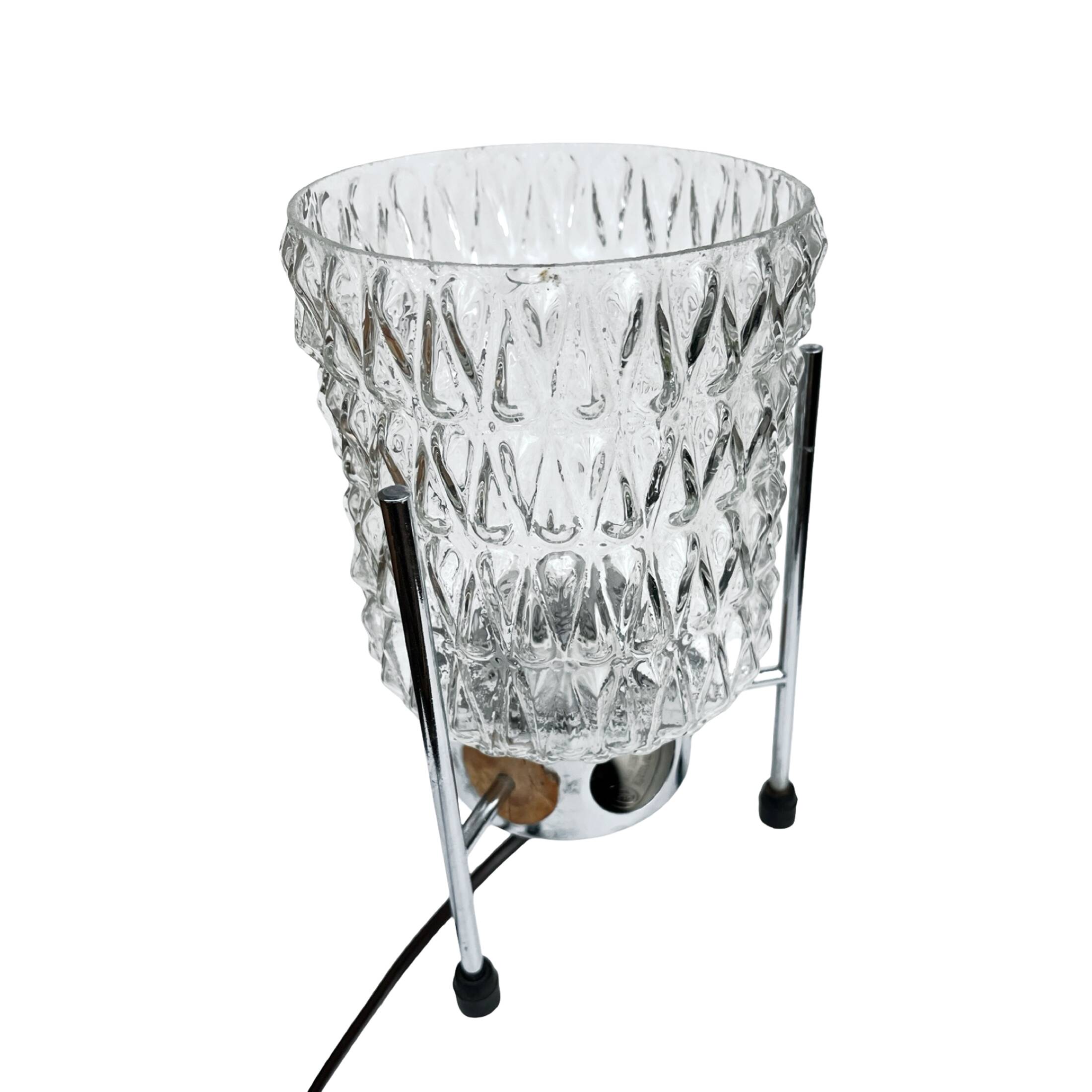Lampe de nuit Napako Space Age, Tchécoslovaquie, années 1960