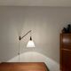 Danish Adjustable Oak Wall Lamp by Uno and Östen Kristiansson