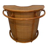 Wicker bar counter
