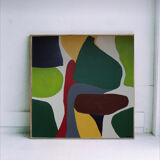Green paint square format