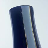 Vintage vase in purple gradient glass by Hessen Glaswerke, West Germany, 1960