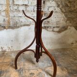 bistro style coat rack in dark wood