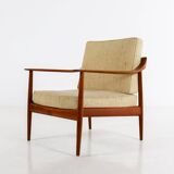 Mid-Century Antimott Armchair by Walter/Wilhelm Knoll