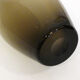 Large smoked blown glass vase