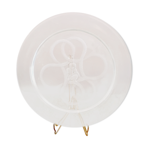 Assiette lalique Olympe