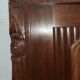 Psychedelic hairdresser art deco solid wood