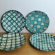 Series of 4 flat plates Robert Picault Vallauris
