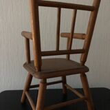Wooden chair for dolls, early 20th century