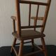 Wooden chair for dolls, early 20th century