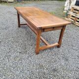 Oak farm table, 200×90 cms