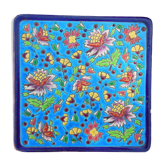 Dessous de plat emaux cloisonné De Longwy décor rare de longwy