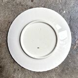 Longchamp ironstone dinner plate, "Ribbons" service