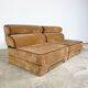 Vintage velvet two seater daybed design sleeper sofa