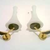 Pair of wall sconces of 1950