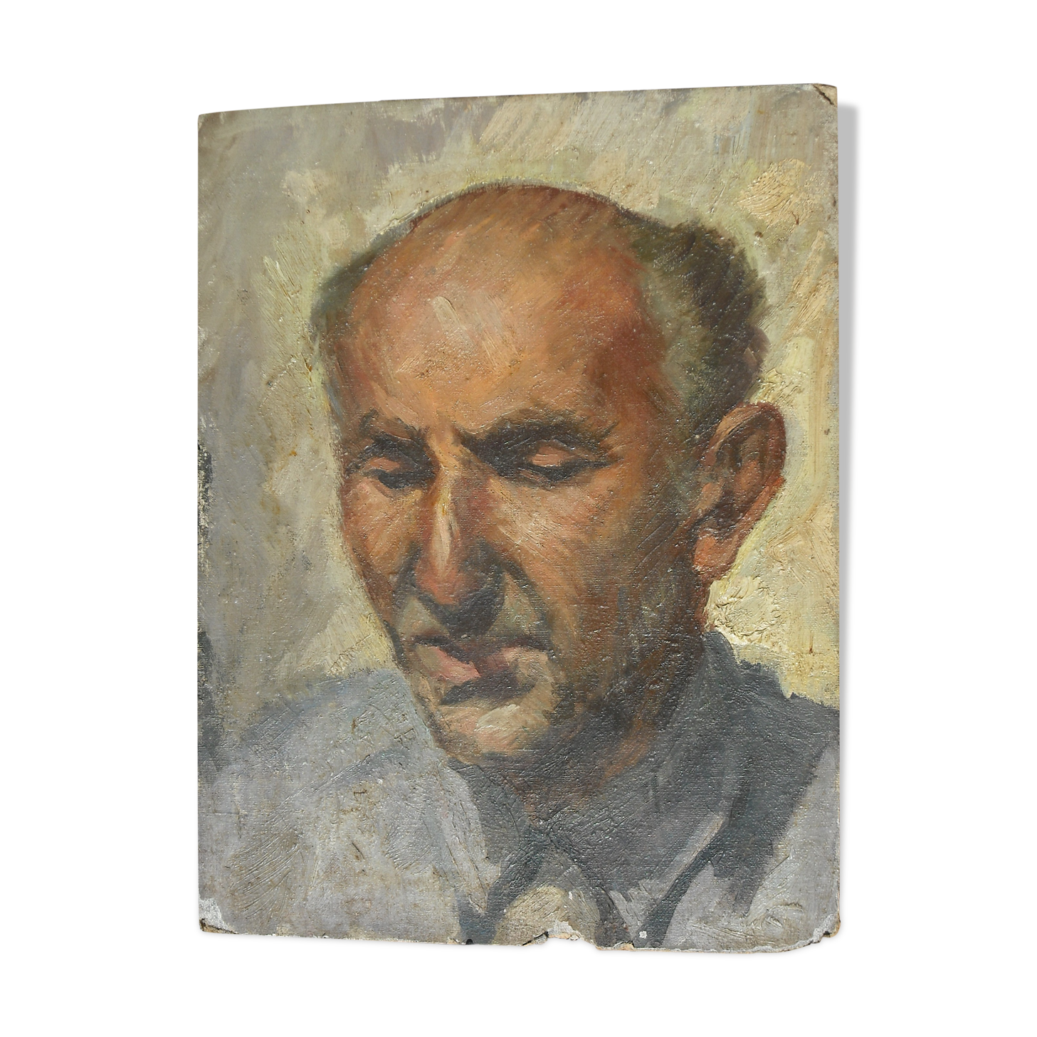 Oil 35 / 27 - Canvas on cardboard -