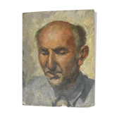 Oil 35 / 27 - Canvas on cardboard -