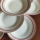 12 K&G Lunéville soup plates, Madrigal model