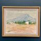 Original Swedish Oil on Canvas – “Coastal Landscape” by Ib Tollberg