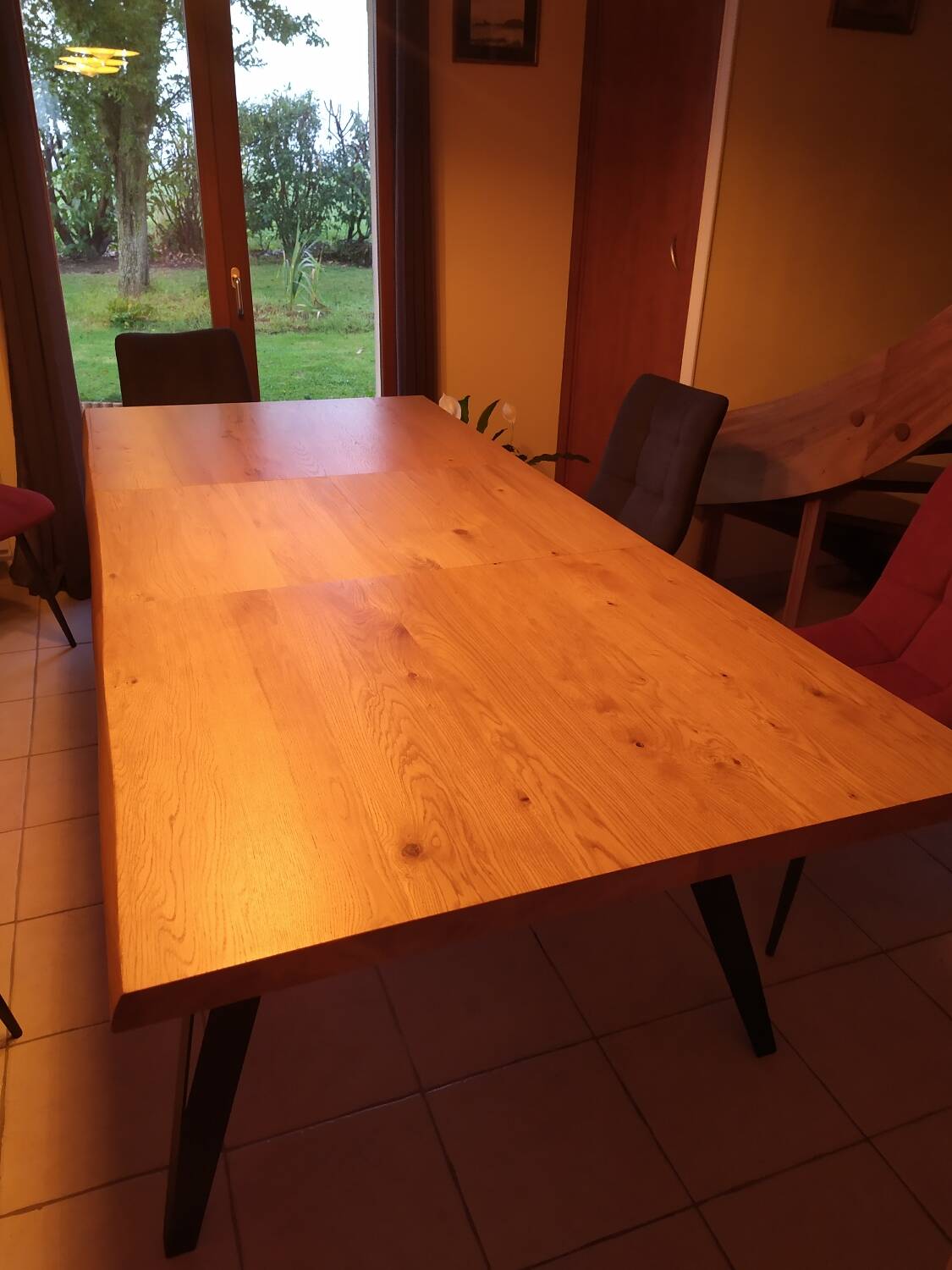 Table salle à manger style industriel