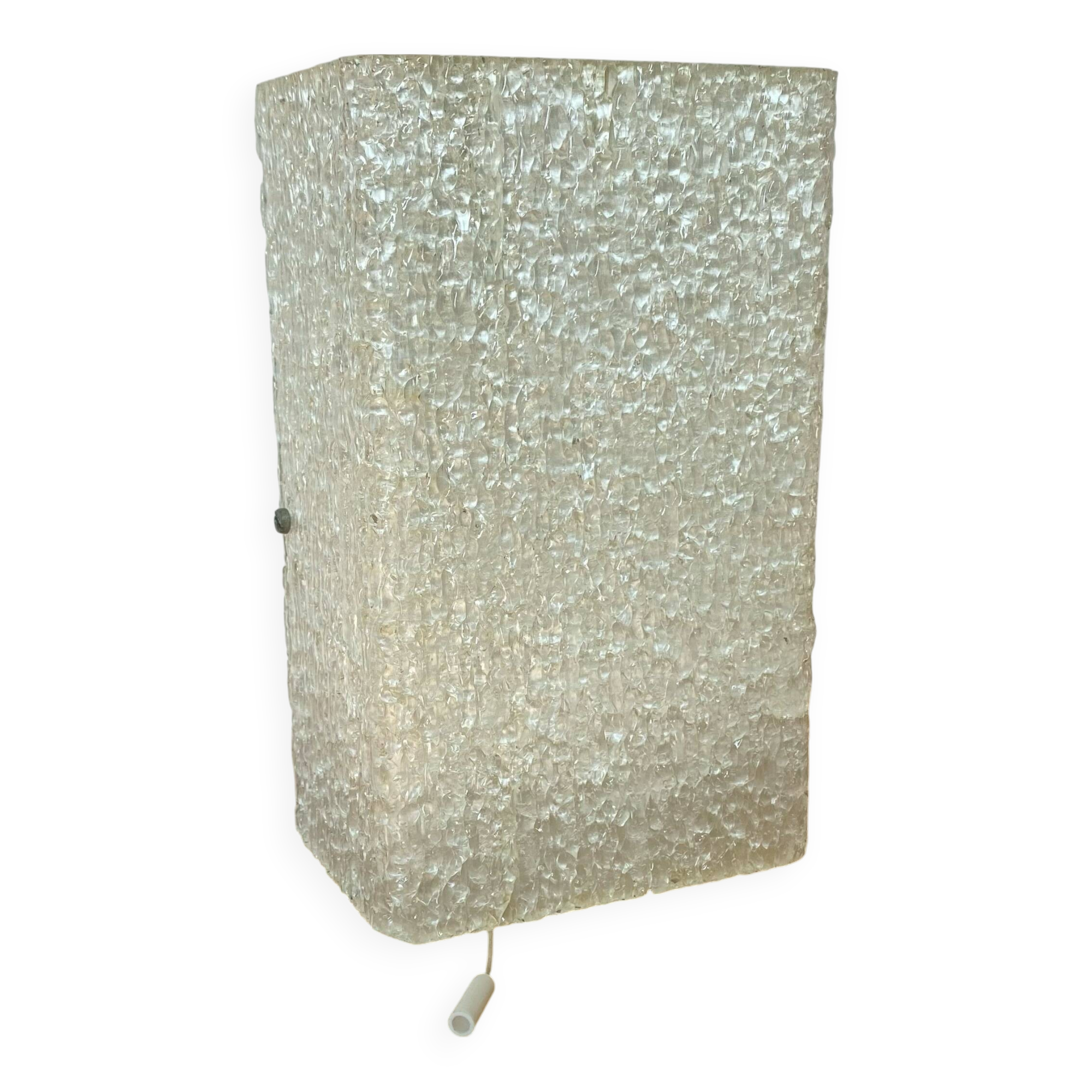 Antique seventies perspex wall light, vintage lighting 1960 1970 LAMP-7471