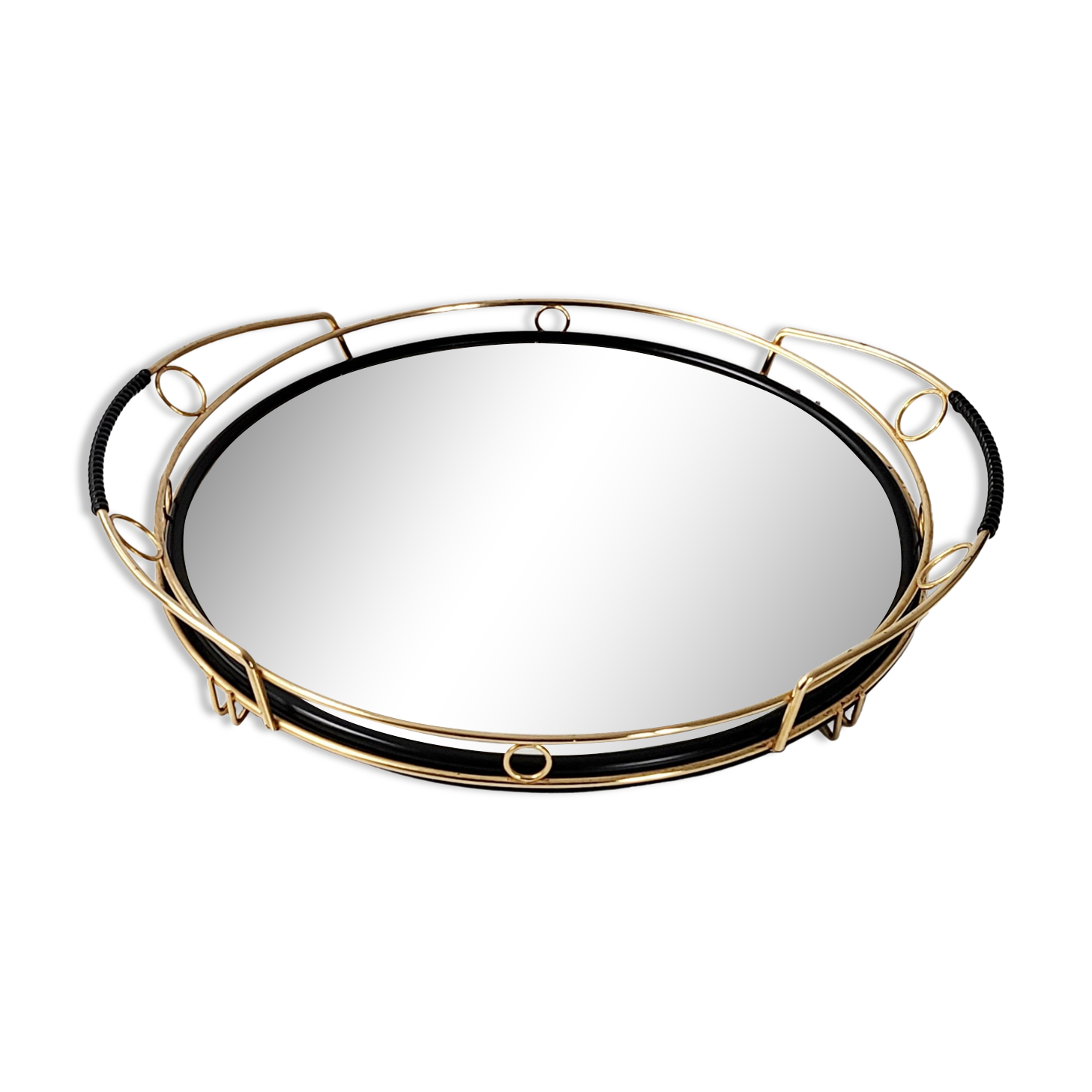 Vintage mirror tray 1950