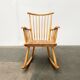 Mid-Century rocking chair model WK-S 7 in beech by Arno Lambrecht for Wk Möbel, 1950s.