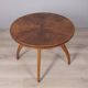 Vintage 1940s wooden coffee table in italian design