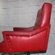 Office chair with wheels vintage skai design 1950