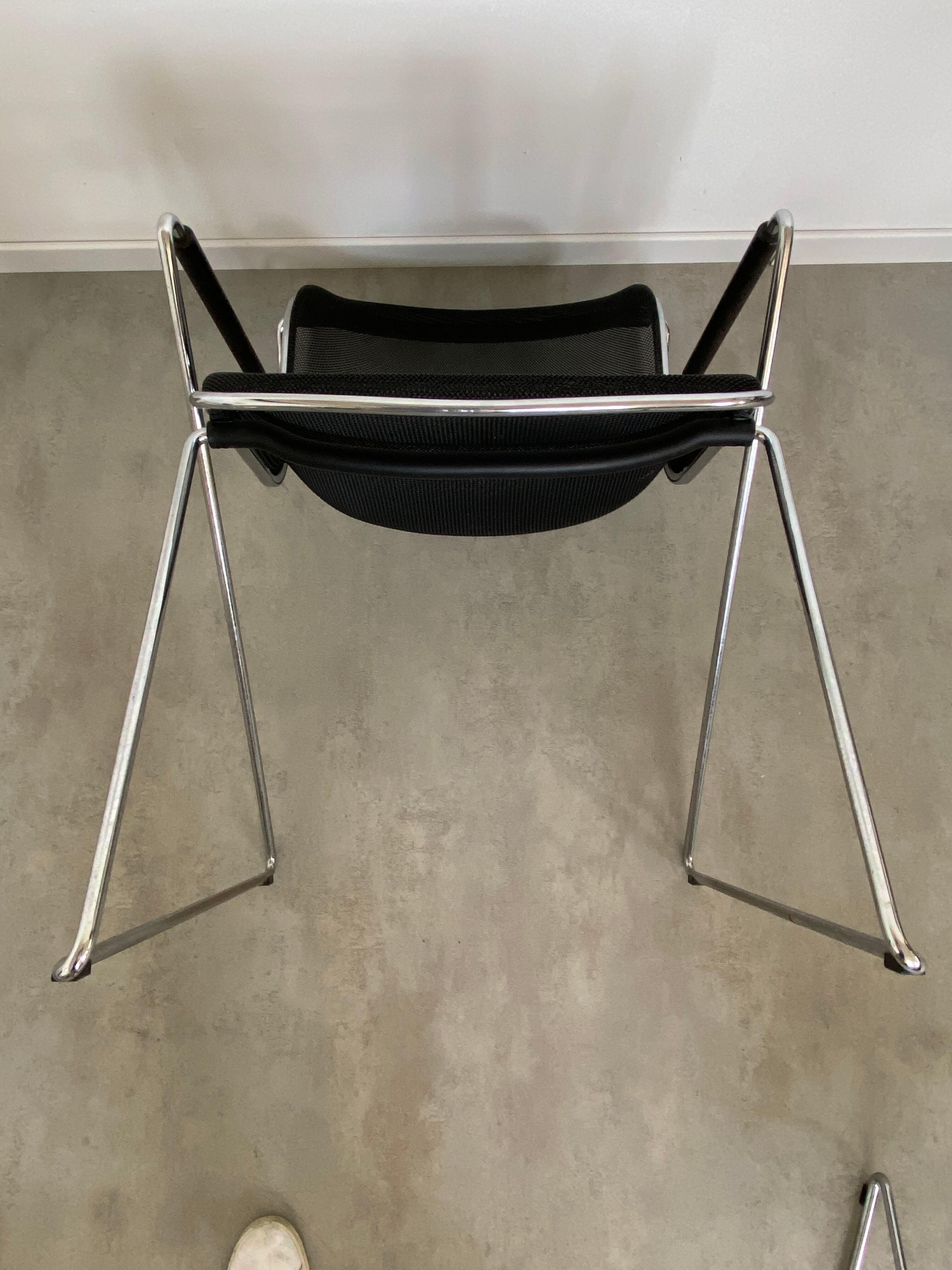 Set of 6 chairs "Penelope" by Charles Pollock for Castelli design year 1980