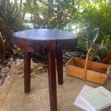 Brutalist tripod stool