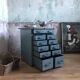 Workshop furniture with drawers, metal and wood