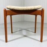 Modèle de tabouret en teck vintage 49 par Erik Buch pour O.D.Mobler A-S, Danemark