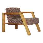 Fauteuil en pin de design néerlandais, années 1970