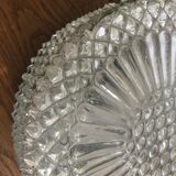 Glass ceiling light circa 1960