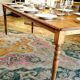 Solid oak farmhouse table