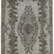 Overdyed Wool Vintage Handmade Carved Rug 164 cm x 267 cm