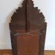 Old mirror with embossed brass beads, late 19th century