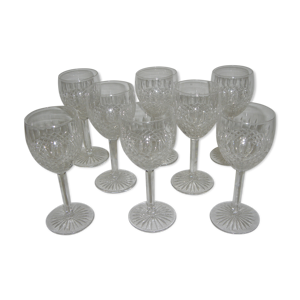 8 verres Saint Louis,