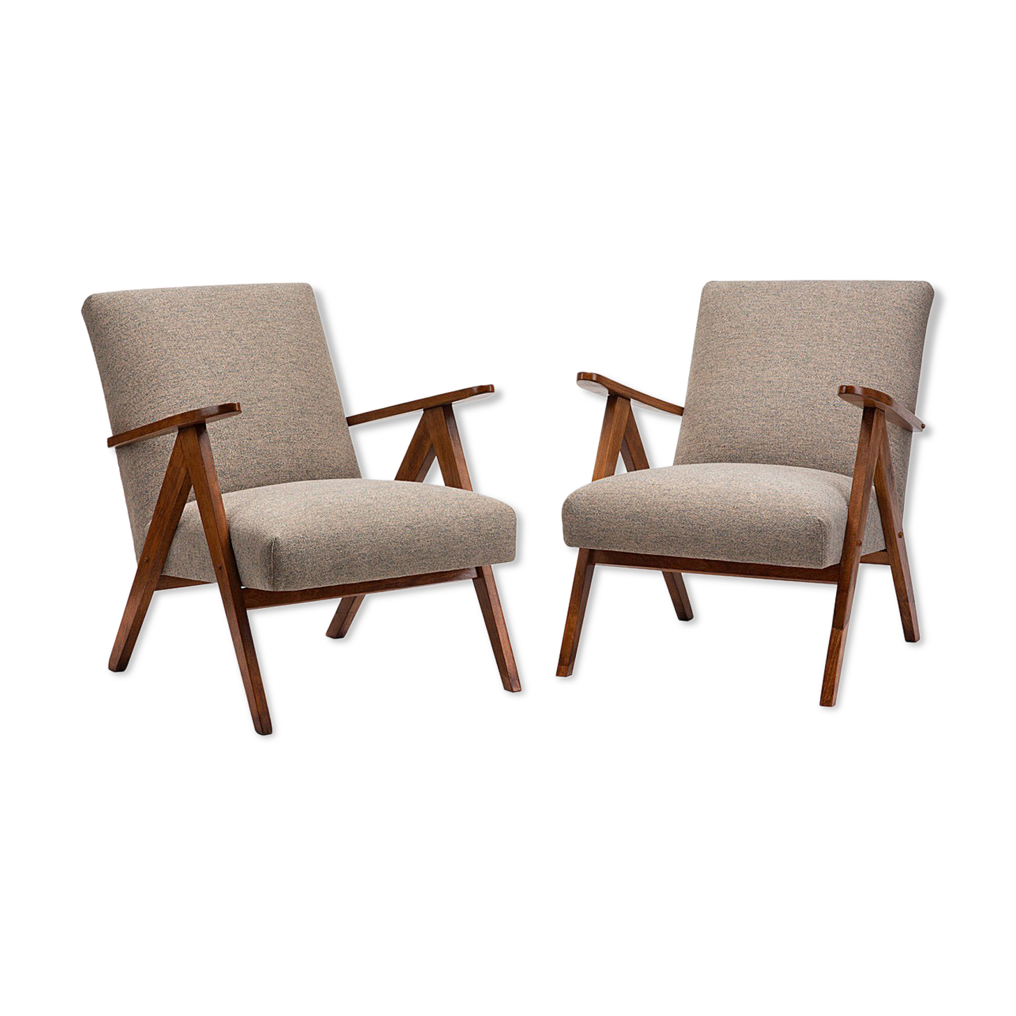 Pair of B-310 VAR armchairs from 1960s.