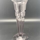 Art Deco soliflore vase in purple glass – 1224d5