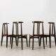 Vintage Dining Chairs By M. Zieliński, Poland, 1960's, Set Of 4