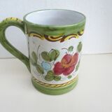 Decorated mug, ceramic