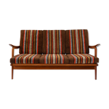 Teak 3-seater sofa, 1960s