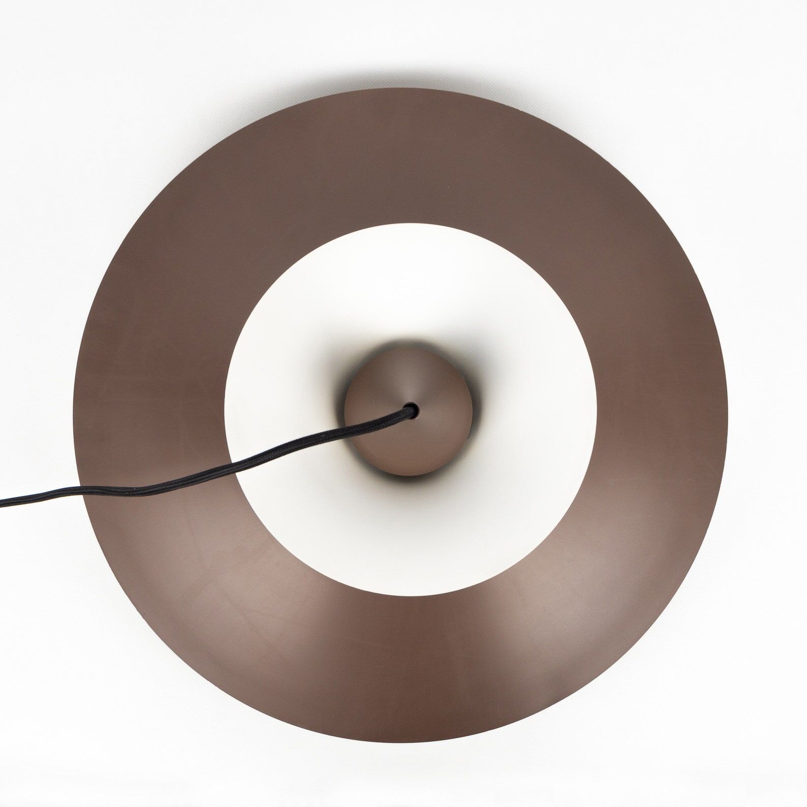 Danish vintage pendant lamp Radius by Erik Balslev, Fog og Morup, 1977