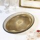 Oval serving dish in Bayel fluted glass