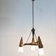 Mid century chandelier by Oscar Torlasco, 1950s