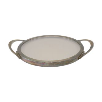 Smoked glass tray