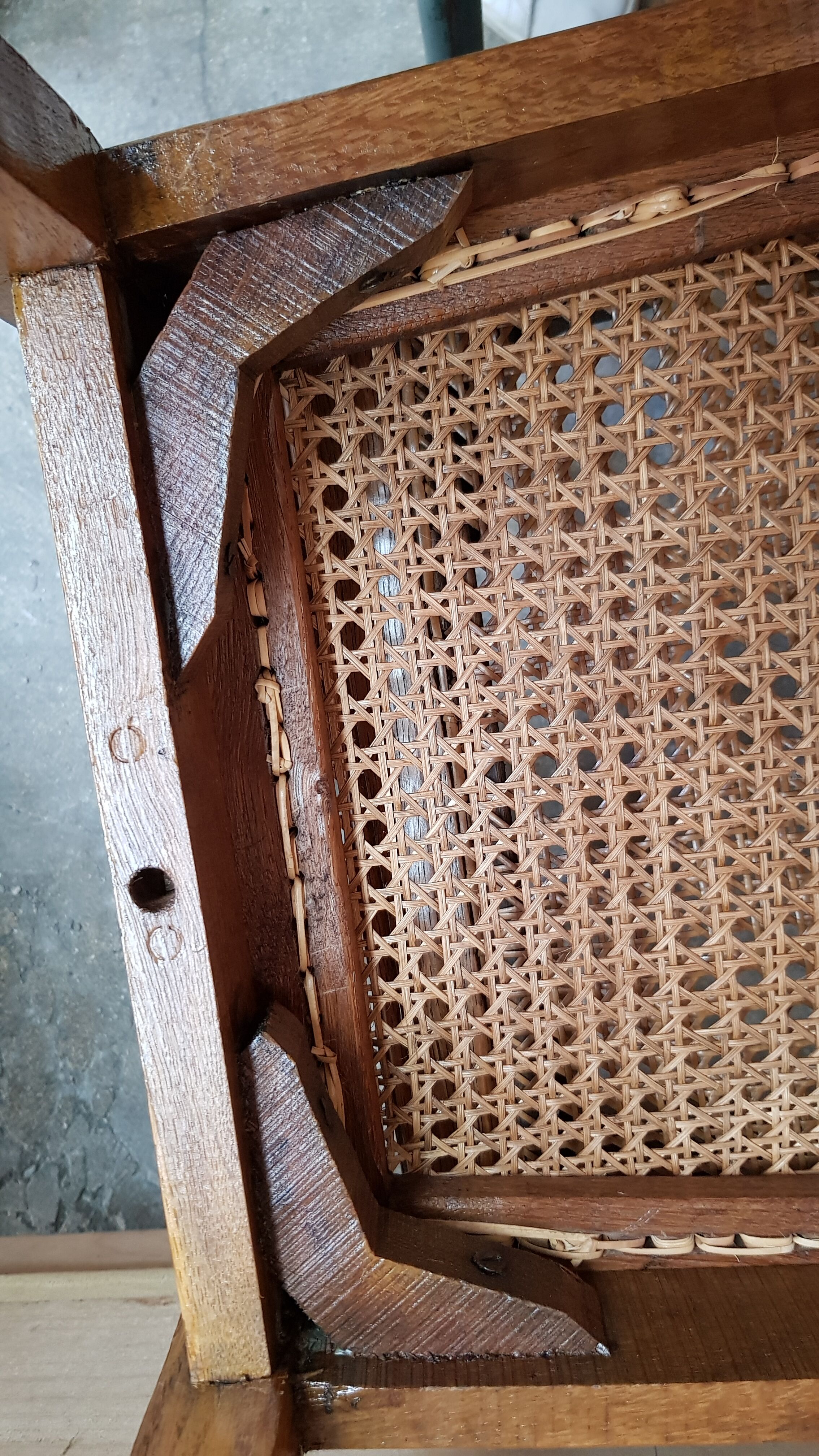 Lot 4 art deco cans chairs